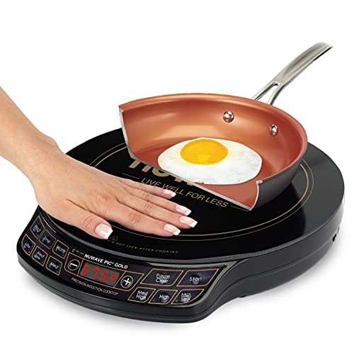 Nuwave Gold Precision Induction Cooktop, Powerful with Large 8�� Heating Coil