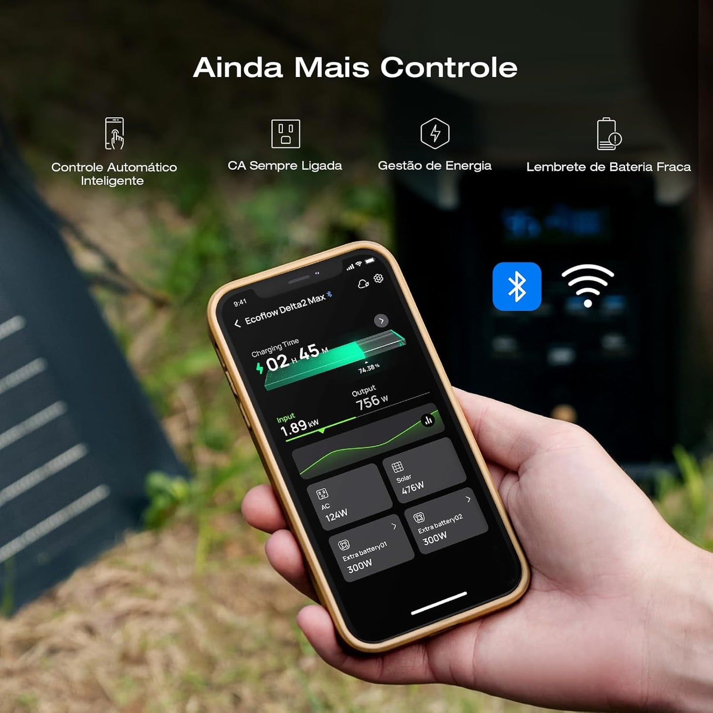 Portable Power Station Delta 2 Max �� 2400W Solar Generator