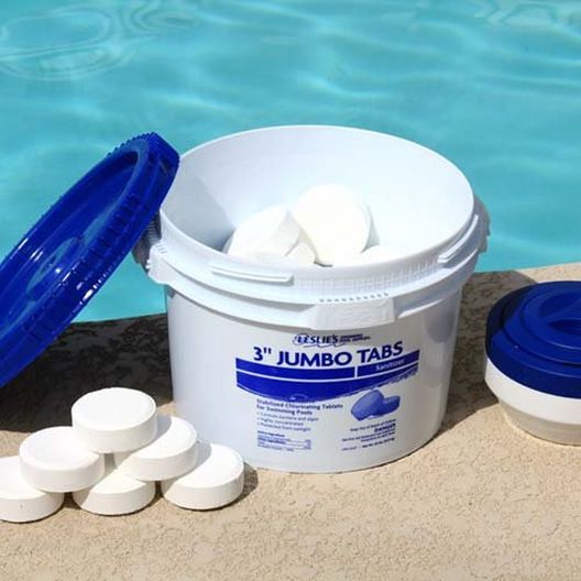 Leslie��s �� 3 in. Jumbo Chlorine Pool Tabs �� 20 lbs. Bucket