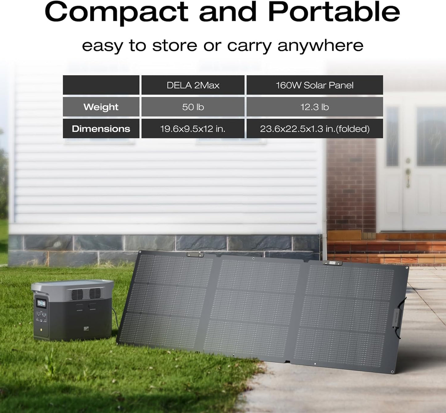 Portable Power Station Delta 2 Max �� 2400W Solar Generator