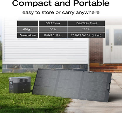 Portable Power Station Delta 2 Max �� 2400W Solar Generator
