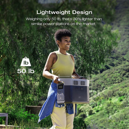 Portable Power Station Delta 2 Max �� 2400W Solar Generator