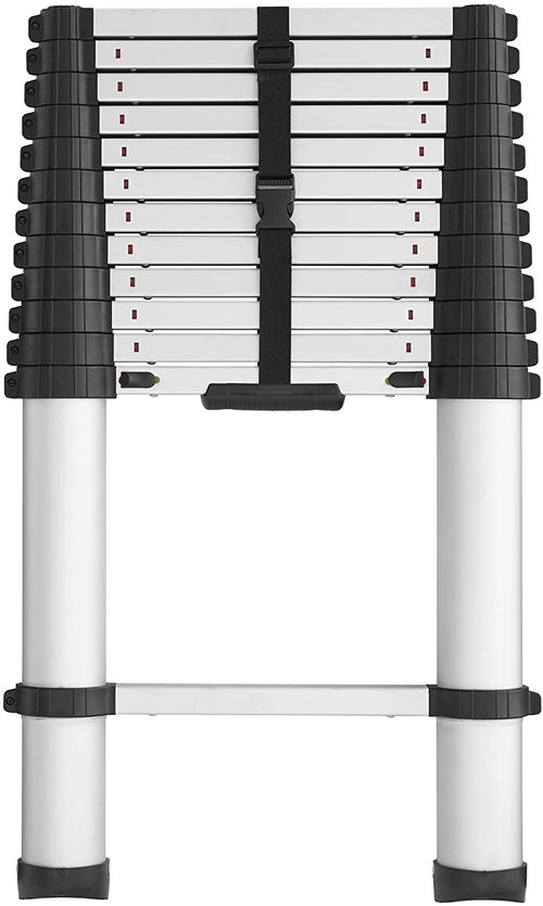 20313T1ASE SmartClose Telescoping Aluminum Ladder with Pinch-Free, Soft-Close Locking Mechanism (300-Pound Capacity, 12.5 ft. ladder with 16 ft. Max Reach) 16 Foot