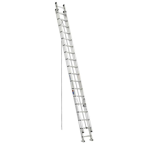 Werner D1536 2 Aluminum Extension Ladder 36 ft, 300 lb Capacity, Heavy Duty I Beam Rails