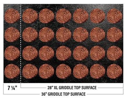 Blackstone 3-Burner 28" XL Griddle with Hood in Black
