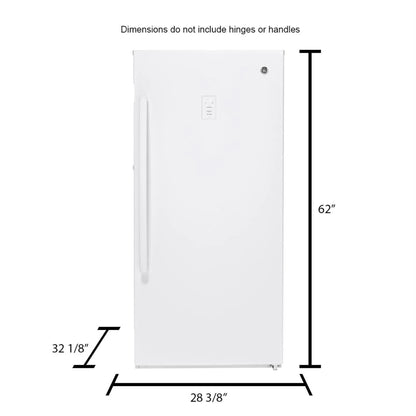 14.1 Cu. ft. White Frost-free Upright Freezer