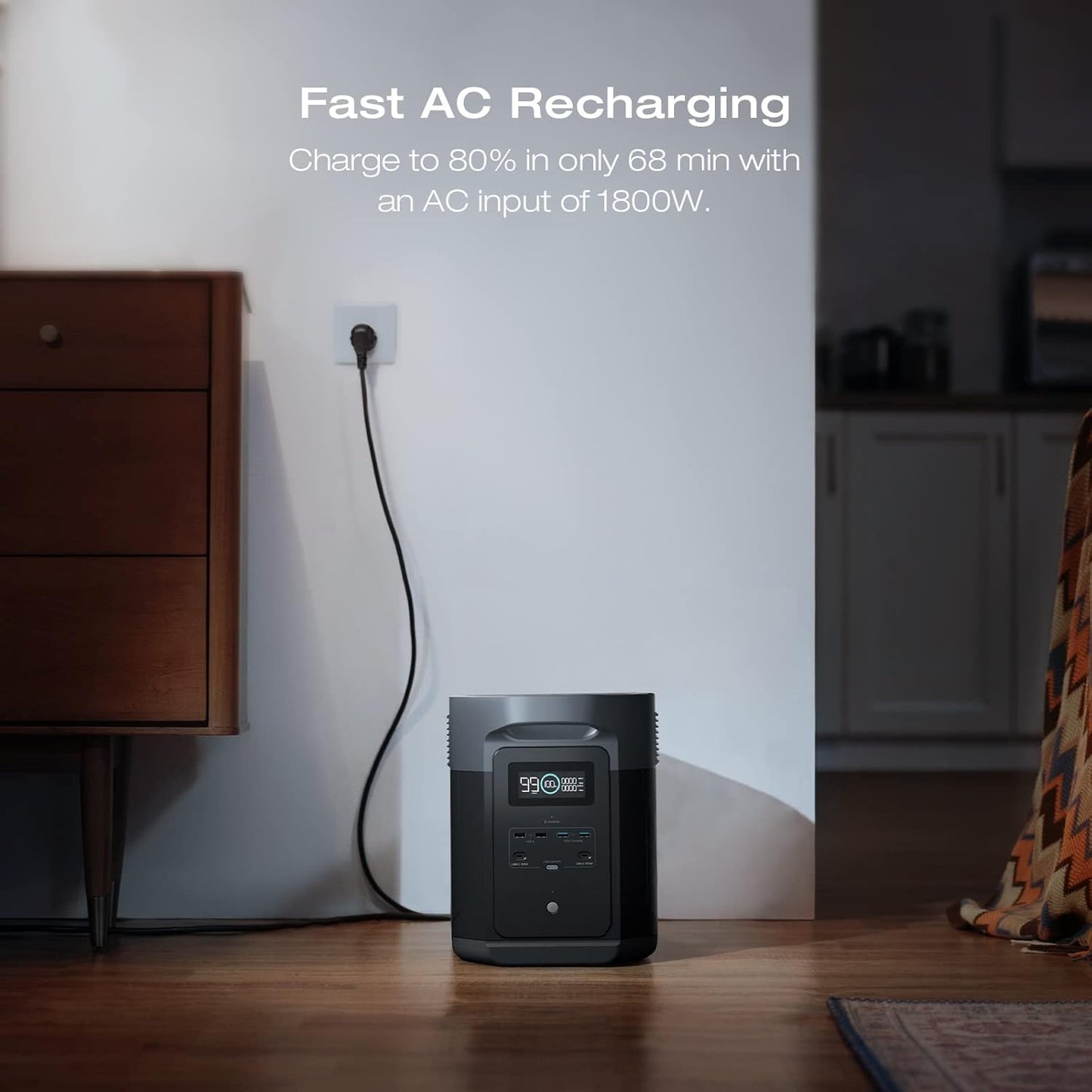Portable Power Station Delta 2 Max �� 2400W Solar Generator