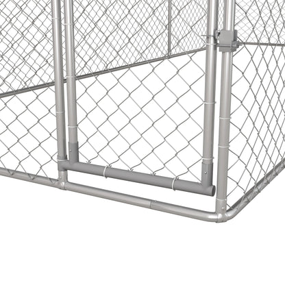 PawHut 19.7' x 7.5' x 7.5' Outdoor Dog Kennel W/ Waterproof Roof