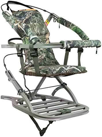 Summit Viper SD Climbing Treestand 锟斤拷 Lightweight Aluminum, Foam Padded Seat, 300 lbs Capacity, Includes Safety Harness