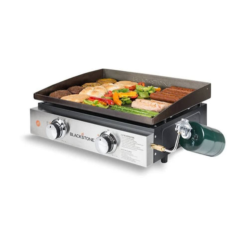 Blackstone 22�� Tabletop Griddle �� 2 Adjustable Burners