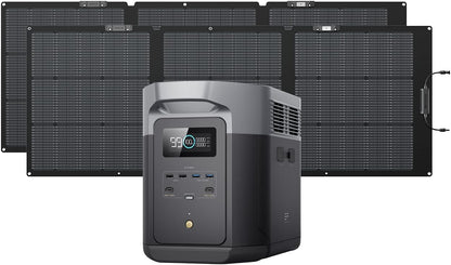 Portable Power Station Delta 2 Max �� 2400W Solar Generator