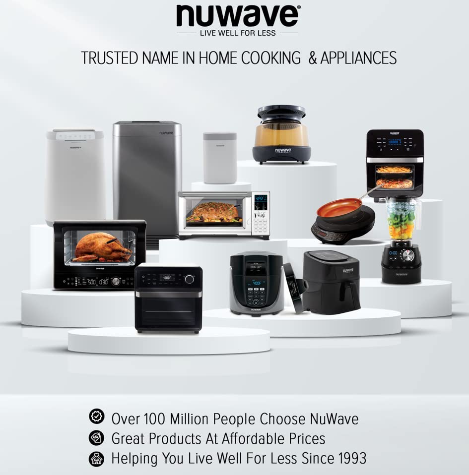 Nuwave Gold Precision Induction Cooktop, Powerful with Large 8�� Heating Coil