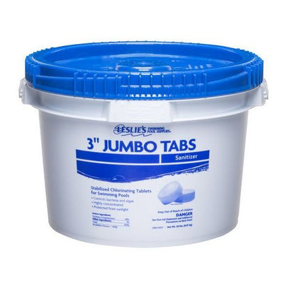 Leslie��s �� 3 in. Jumbo Chlorine Pool Tabs �� 20 lbs. Bucket
