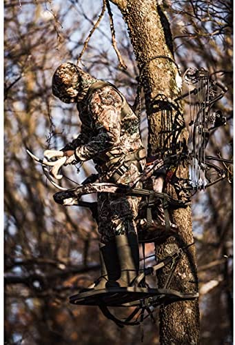 Summit Viper SD Climbing Treestand 锟斤拷 Lightweight Aluminum, Foam Padded Seat, 300 lbs Capacity, Includes Safety Harness
