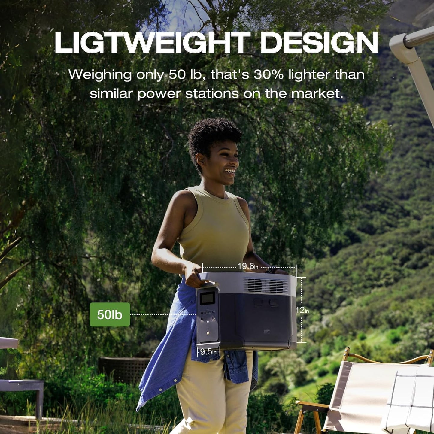Portable Power Station Delta 2 Max �� 2400W Solar Generator