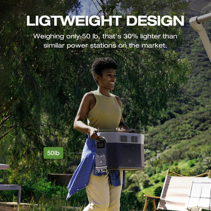 Portable Power Station Delta 2 Max �� 2400W Solar Generator