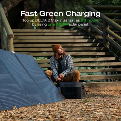 Portable Power Station Delta 2 Max �� 2400W Solar Generator