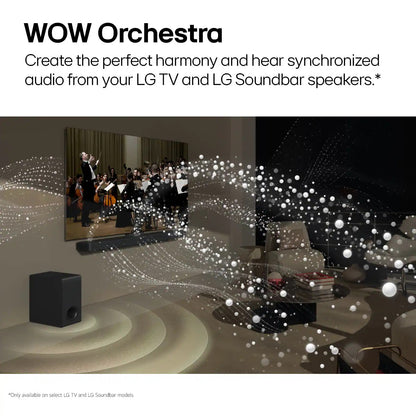 LG – 5.1.1-Channel S70TR Home Theater Soundbar with Wireless Subwoofer and Rear Speakers, Dolby Atmos, WOW Orchestra – Black