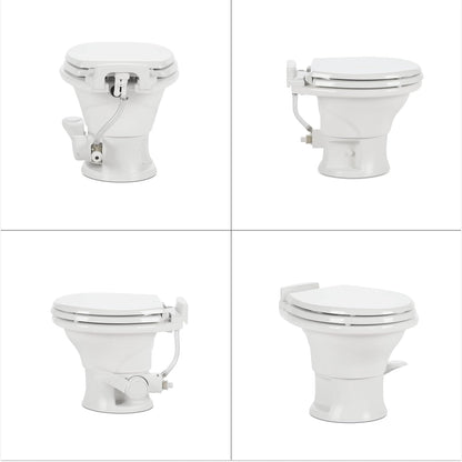320 Series Standard Height RV Toilet - White