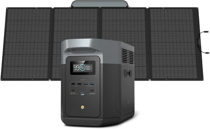Portable Power Station Delta 2 Max �� 2400W Solar Generator