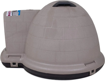 Petmate Indigo Dog House (Igloo Dog House, Made in USA with 90% Recycled Materials, All Weather Protection Pet Shelter) for XL Dogs 90 to 125 pounds, Made in USA