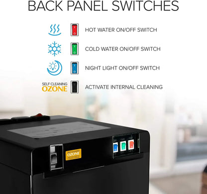 Brio Self Cleaning Bottom Loading Water Cooler Water Dispenser- 3 Temperature Settings