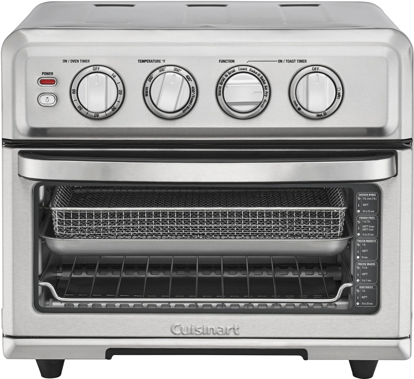 Cuisinart Air Fryer Toaster Oven with Grill Stainless Steel