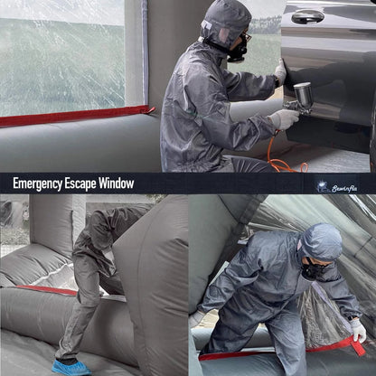 30x20x13Ft Inflatable Paint Booth with Blowers & Air Filter System �� Professional Spray Tent