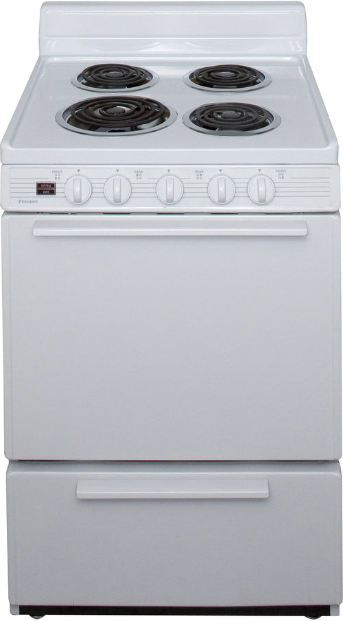 Premier 24 inch Electric Range (White)